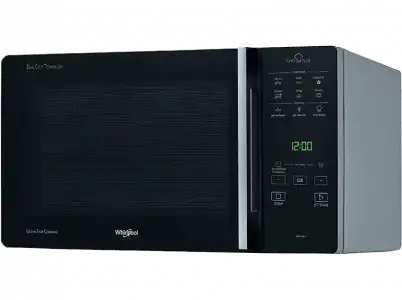 Microondas con horno - Whirlpool MCP 349 SL, 800 W, 6 niveles de potencia, 25 l, Plata