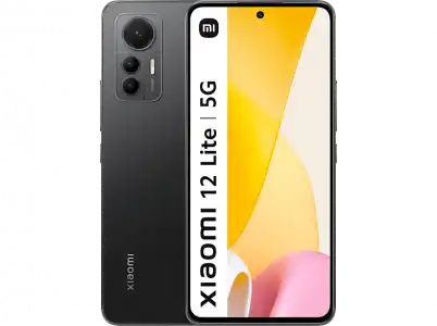 Móvil - Xiaomi 12 Lite 5G, Black, 128 GB, 8 GB RAM, 6.55 " Full HD+, Qualcomm Snapdragon® 778G, 4300 mAh, Android