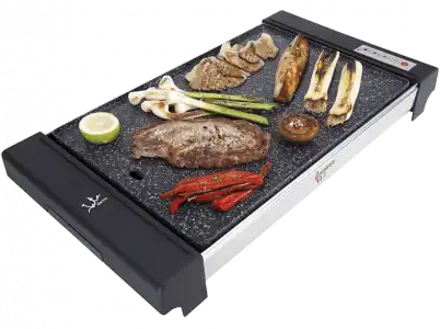 Plancha de asar - Jata GR3000 Excellence, 2650 W, Recubrimiento antiadherente, 4 temperaturas