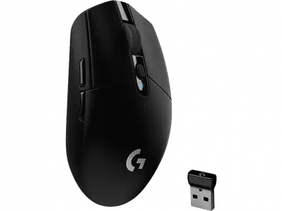 Ratón gaming - Logitech G305 Lightspeed, 12000 ppp, Inalámbrico, Negro