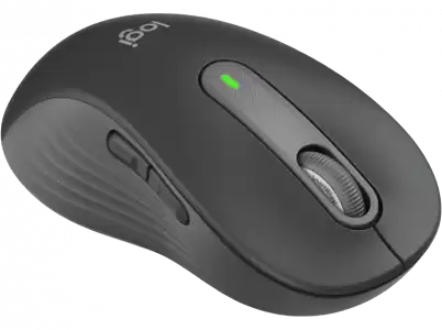 Ratón inalámbrico - Logitech Signature M650 L Left, Para manos izquierdas grandes, Bluetooth, Grafito