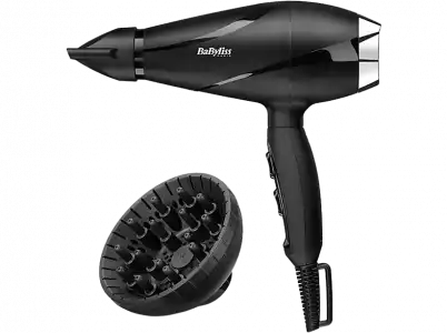 Secador - Babyliss 6713DE, 2200W, 3 Temperaturas, 2 Velocidades, Negro