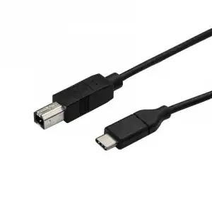 StarTech Cable Impresora de USB-C a USB-B 0.5m Negro