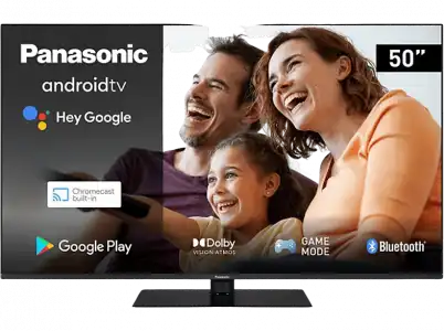 TV LED 50" - Panasonic TX-50LX650E, UHD 4K, Android TV, WiFi, Bluetooth, Chromecast, Dolby Atmos, Negro