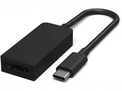 Adaptador - Microsoft Surface Go JVZ-00004, USB-C a Displayport, Negro