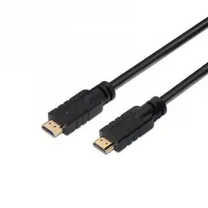 Aisens Cable HDMI 2.0 Premium 4K 60Hz 18Gbps Macho/Macho con Repetidor 20m Negro