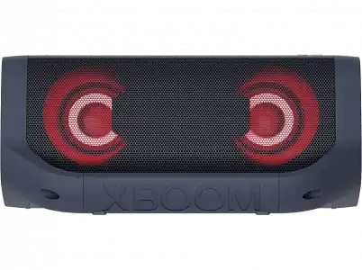 Altavoz inalámbrico - LG XBOOM Go PN5, Hasta 18 h, 20 W, Bluetooth, USB-C, Jack de 3.5 mm, Iluminación, Negro