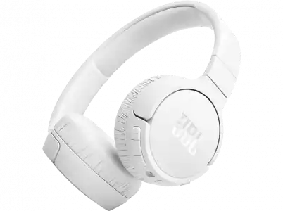 Auriculares inalámbricos - JBL Tune 670 NC, Supraaurales, Cancelación de ruido, Plegables, Hasta 70h, Blanco