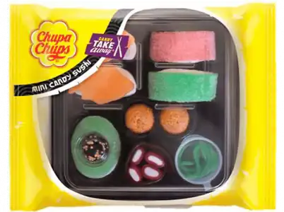 Bandeja Sushi - Chupa Chups Mini Candy, 12 unidades, 100g