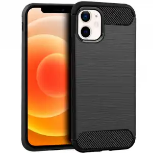 Cool Funda Carbón Negro para iPhone 12 mini