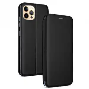 Cool Funda Flip Cover Elegance Negra para iPhone 12 Pro Max