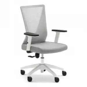 Euromof Tirana Silla de Oficina Blanca/Gris