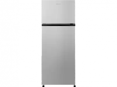 Frigorífico dos puertas - Infiniton FG-224X, Cíclico, 143.4 cm, 206 l, DeFrost, Inox Antihuellas