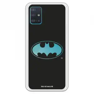 Funda Oficial de DC Comics Batman Logo Transparente para Samsung Galaxy A51 5G