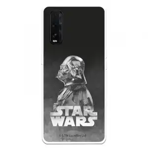 Funda Para Oppo Find X2 Oficial De Star Wars Darth Vader Fondo Negro - Star Wars