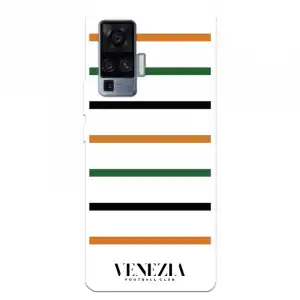 Funda Para Vivo X51 Del Venezia Fondo Blanco Rayas - Licencia Oficial Venezia Football Club