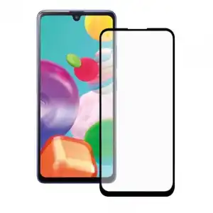 Ksix Protector de Pantalla Cristal Templado para Samsung Galaxy A41 Negro
