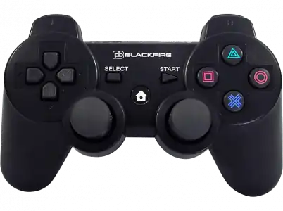 Mando - Ardistel Blackfire, Para PS3, Inalámbrico, Bluetooth, Negro