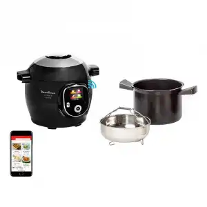 Robot de cocina MOULINEX COOKEO CE867810 Connect 200 recetas