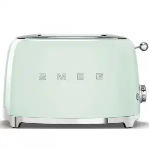 Smeg - Tostadora Dos Rebanadas TSF01PGEU 50 Style Verde Verde