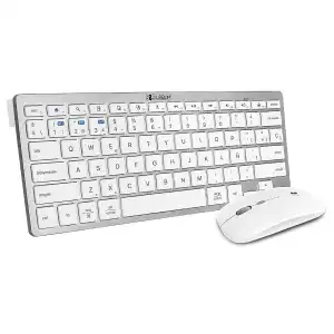 SUBBLIM - Combo De Teclado Y Ratón Inalámbricos Multidispositivo Blanco