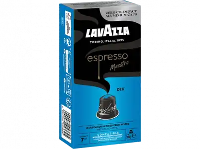 Cápsulas monodosis - Lavazza Espresso Maestro, 10 cápsulas, Compatibles con el sistema Nespresso, Azul