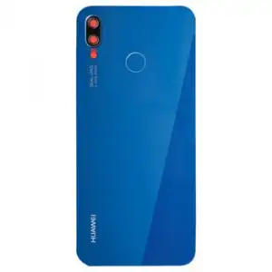 Cristal Trasero De La Cámara Huawei P20 Lite Sensor Huellas Dactilares Azul