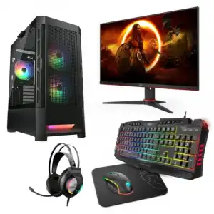Epical-Q Pack GPlus8 AMD Ryzen 5 5600X/16GB/1TB SSD/RTX 3060 + Monitor 23.8" 165Hz + Combo Gaming