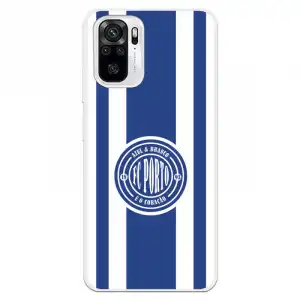 Funda Para Xiaomi Redmi Note 10 Del Fútbol Club Oporto Escudo Escudo Y Rayas - Licencia Oficial Fútbol Club Oporto