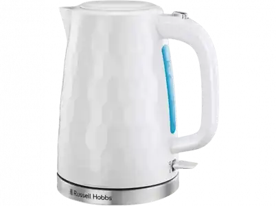 Hervidor de agua - Russell Hobbs 26050-70 Honeycomb Kettle, 2400 W, 1.7 l, Blanco