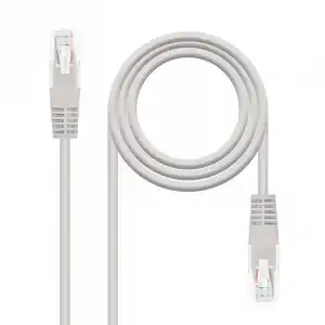 Nanocable Cable de Red RJ45 UTP AWG24 Cat. 6 15m Gris