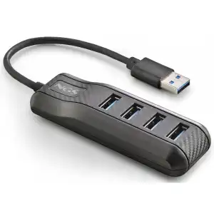 NGS PORT 3.0 Hub 4x USB 3.0 Negro