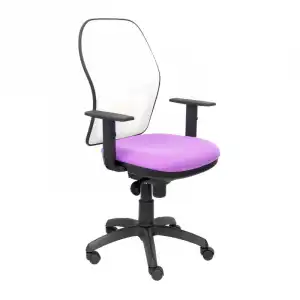 Piqueras y Crespo Jorquera Silla Malla Blanca Asiento Bali Lila