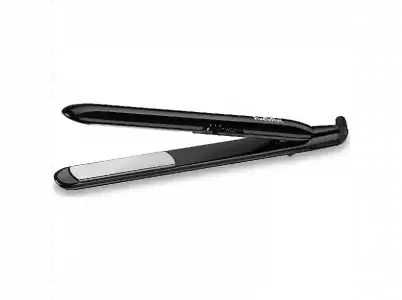 Plancha de pelo - Babyliss ST240E, 230 ºC, Recubrimiento cerámico, Negro