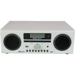 Radio Digital Dab Dab+ Fm, Reproductor Cd-mp3, Bluetooth, Usb Grabador, Mando A Distancia, Lcd Blanco Roadstar Hra9dbt-whl