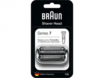 Recambio para afeitadora - Braun Series 7 73S, Compatible con 7, Negro