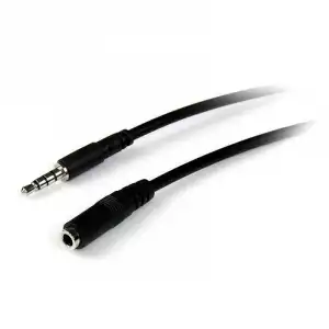 Startech Cable Alargador de Auriculares Minijack Macho/Hembra 1m