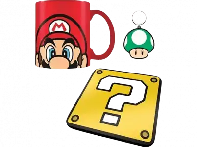 Taza - Sherwood Super Mario, 0.315 l, Cerámica, Rojo