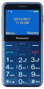 Teléfono movil Panasonic KX-TU155 Azul