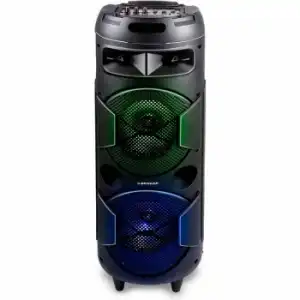 Altavoz Inalámbrico Dunlop Mw-538 Bluetooth 5.0 2x20w 1500mah Luces Led Negro Ø27,9x79,6 Cm