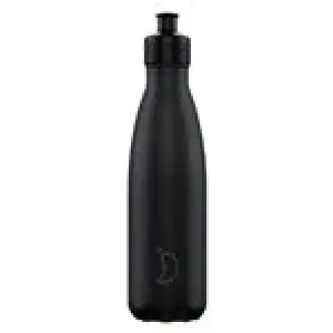 Botella Chilly's Sport negro mate 500ml
