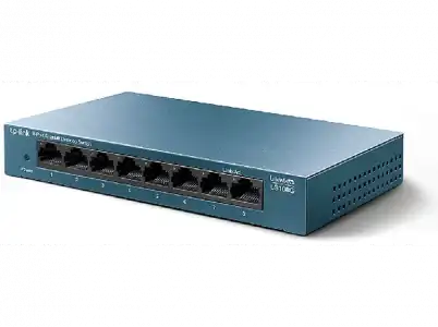 Conmutador - TP-Link LS108G Switch No Administrado 8 Puertos Gigabit Ethernet Azul