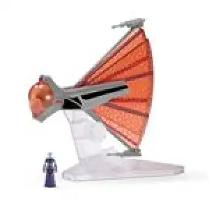 Figura Micro Galaxy Squadron Star Wars Ginivex Class Starfighter 7,5cm