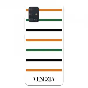 Funda Licencia Oficial Venezia Football Club Fondo Blanco Rayas para Samsung Galaxy A51