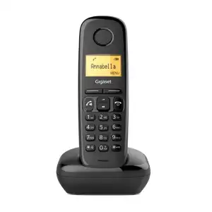 Gigaset - Teléfono Inalamábrico A270 Dect Negro