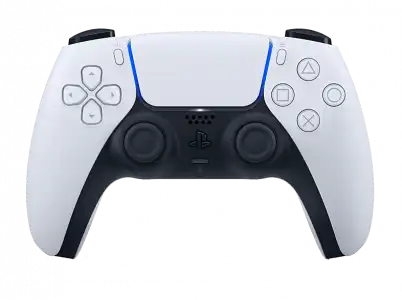 Mando - Sony Dualsense V2, Para PlayStation 5, Bluetooth, Retroalimentación háptica, Blanco