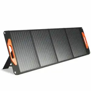 Placa Solar Portatil 120w, Plegable, Monocristalino Con Control Solar,