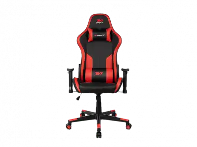 Silla gaming - Drift DR90 Pro V8, 2D (regulable en altura y anchura), Hasta 150 kg, Rojo