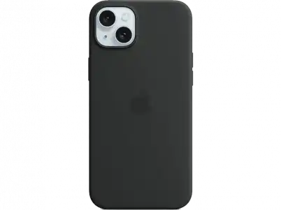 APPLE Funda de silicona con MagSafe para iPhone 15 Plus, Negro