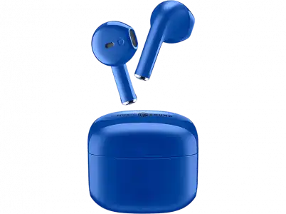 Auriculares True Wireless - Music Sound BTMSTWSSWAGB, De cápsula, Bluetooth, Autonomía de hasta 20 h, Azul